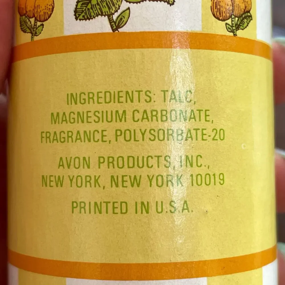 Vintage Avon Honeysuckle Talc Powder 3.5 oz Perfumed Body Powder Appears Unused